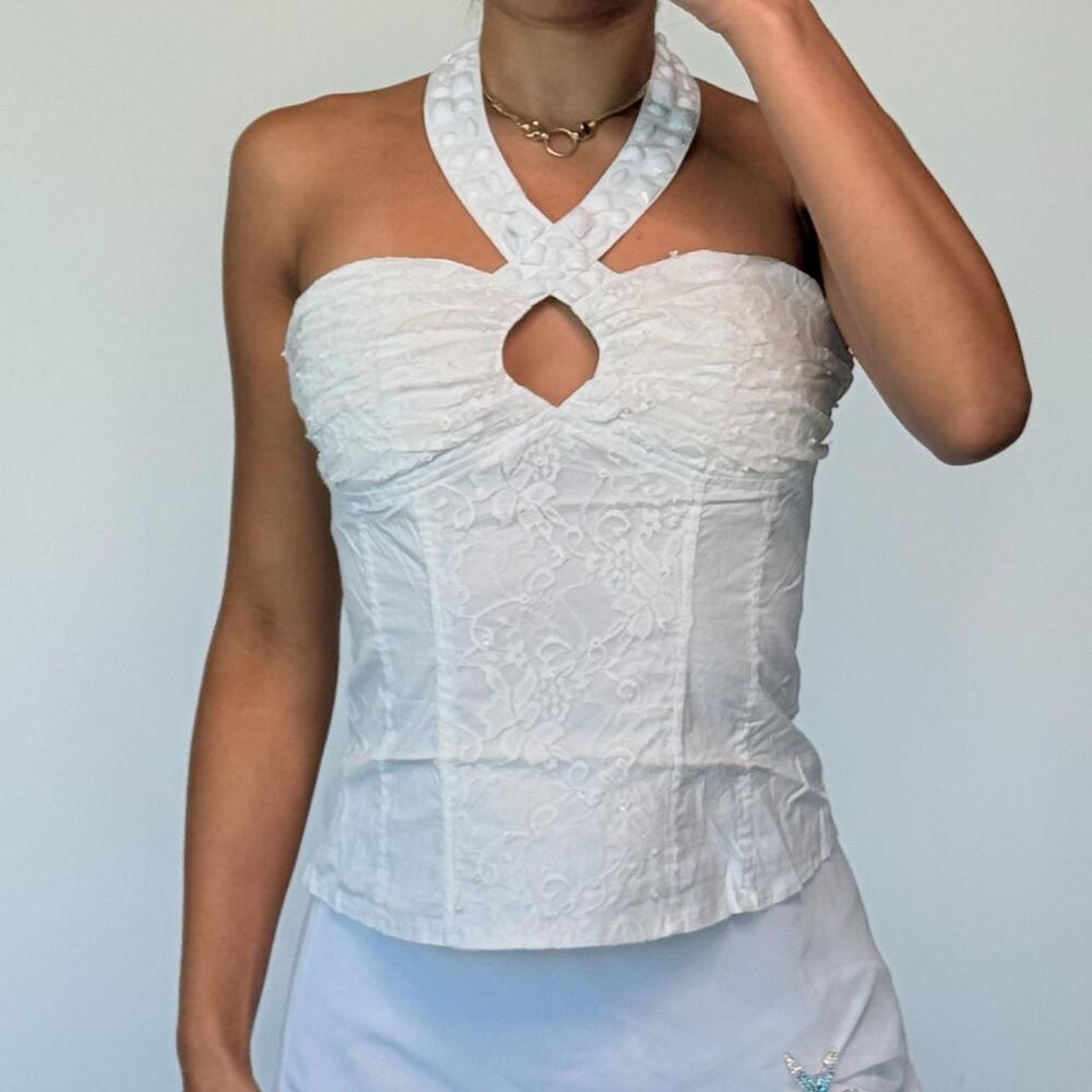 White Lace Top L